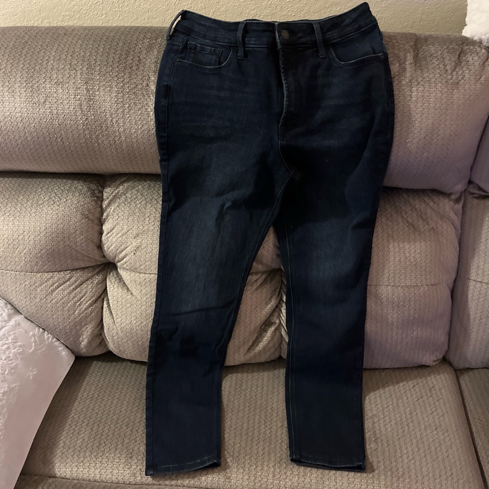 Old Navy Women's Dark Blue Skinny Jeans